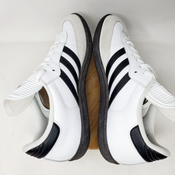 Adidas Samba OG Shoes Mens 12 White Black Soccer Low Turf Indoor Sneaker - Picture 11 of 14